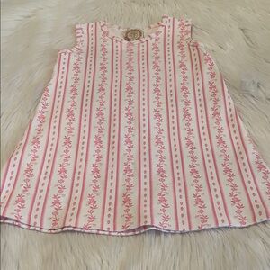 The Beaufort Bonnet Company Pink Floral Stripe Dress